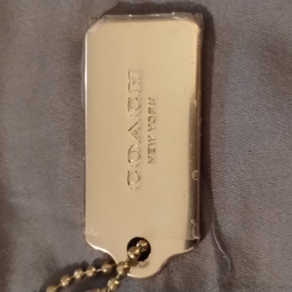 Coach Other - NWOT Coach Gold hardware COACH TAG